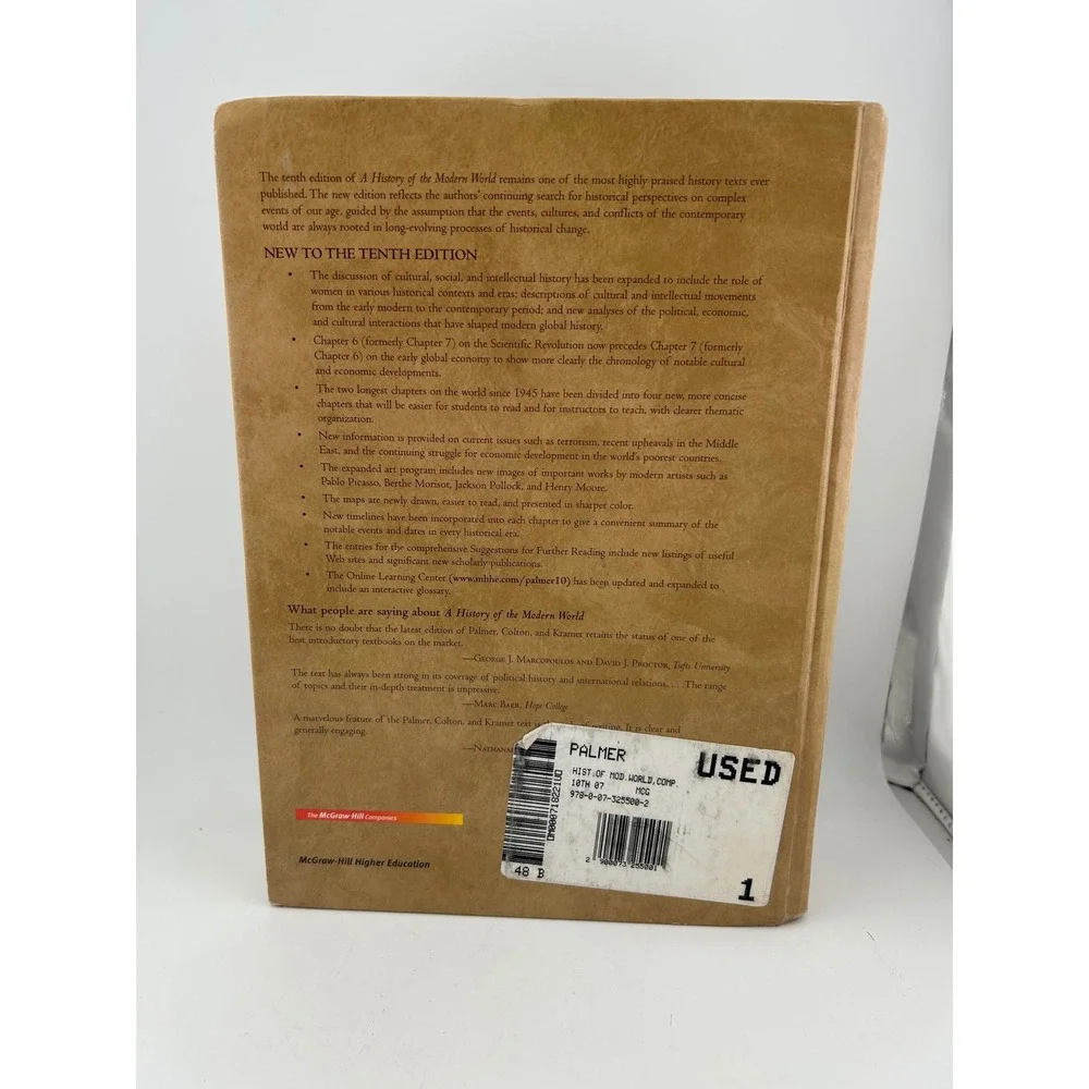A History of the‎ Modern World 10th Edition by R.R. Palmer Joel Colton …
